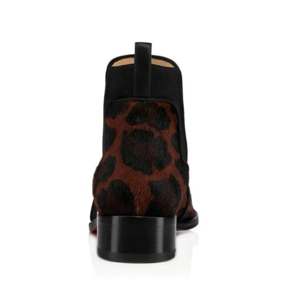 Christian Louboutin Leopard Print Ankle Booties- ***Worn Once *** - Picture 2 of 4